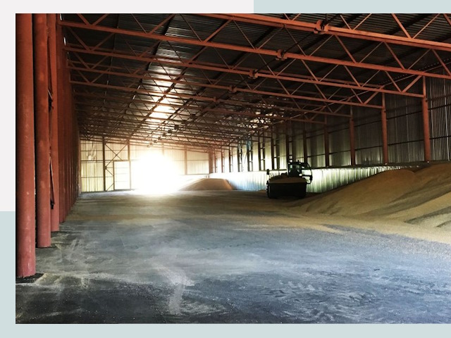 Строительство зернохранилищ в Тихорецке