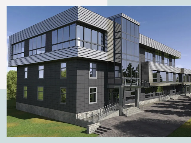 Административные здания в Тихорецке