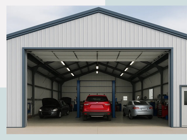 Ангары из сэндвич панелей от 618 руб. в Тихорецк