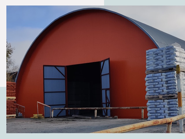 Полукруглые ангары по цене от 618 руб. в Тихорецк