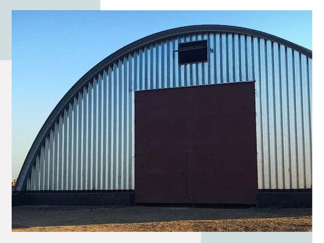 Бескаркасные ангары в Тихорецке