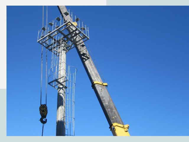 Монтаж осветительных мачт в Тихорецк от 618 руб.