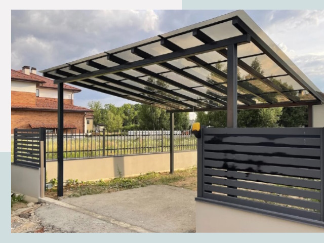 Металлические навесы в Тихорецк от 618 руб. за м²