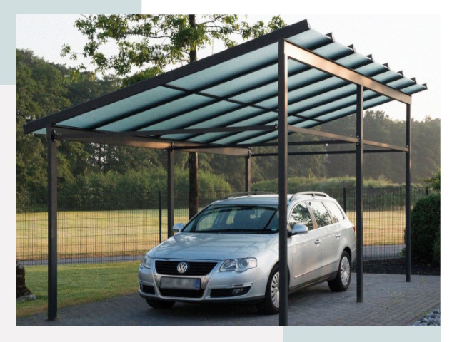 Навесы для автомобилей в Тихорецке