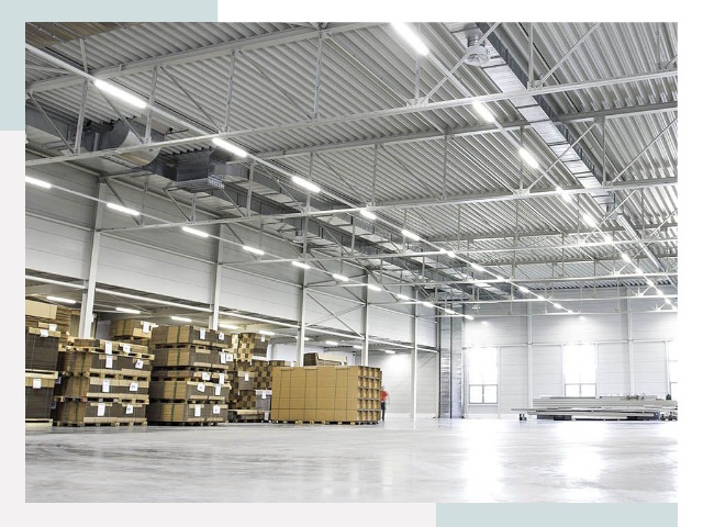 Освещение ангаров в Тихорецке