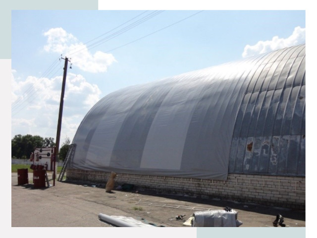 Ремонт ангаров в Тихорецке