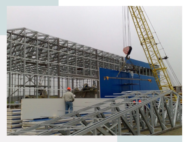 Монтаж ангаров в Тихорецке