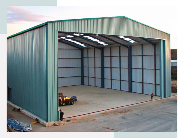 Строительство ангаров в Тихорецке