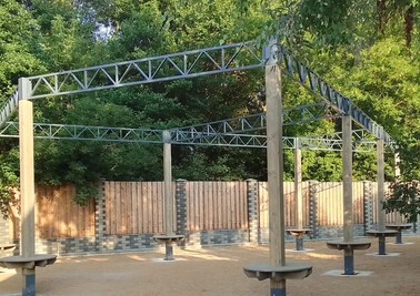 Терраса из металлоконструкций под ключ, проектирование, изготовление и монтаж от СтальСтрой-Тхр